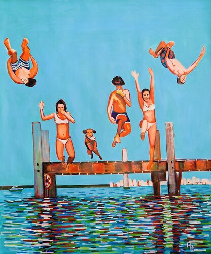 Jump / 83 x 70  cm Alexandra Djokic